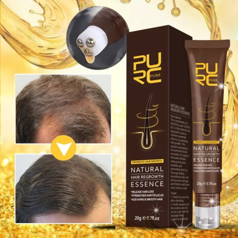 PURC Conxunto de aceites esenciales para o recrecemento natural do cabelo e a densidade do cabelo