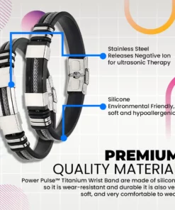 Power Pulse™ Titanium Wrist Band