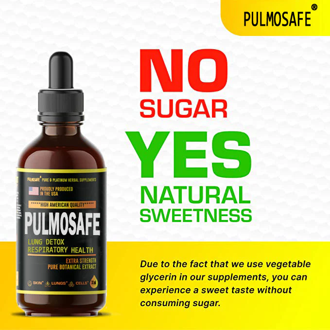 PulmoSafe™ Натуральные травяные капли для очистки легких