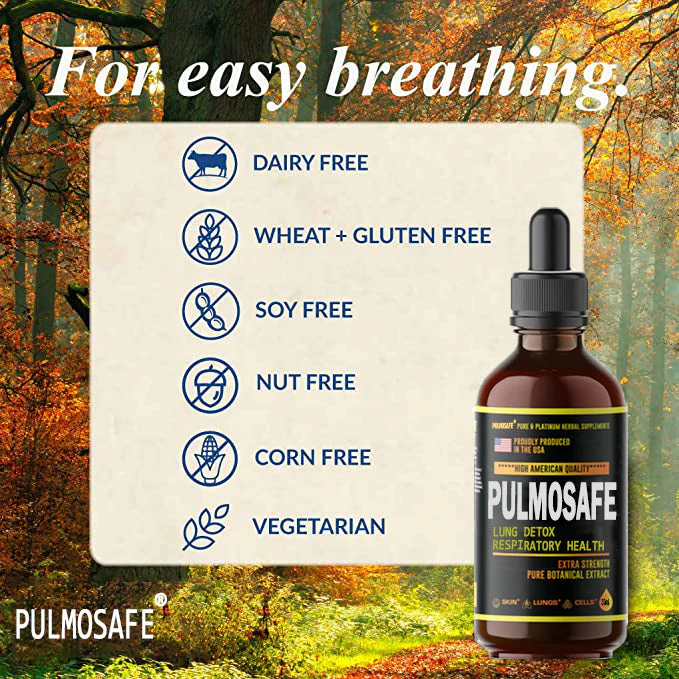 PulmoSafe™ prirodne biljne kapi za čišćenje pluća