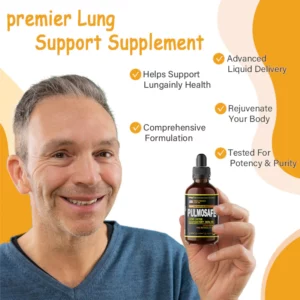 PulmoSafe™ Natural Lung Cleansing Herbal Drops