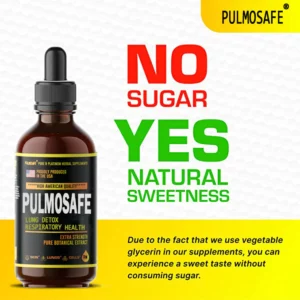 PulmoSafe™ Natural Lung Cleansing Herbal Drops