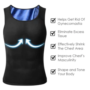 Alternative view of Ricpind Gynecomastia BodyTrim CompressionTop