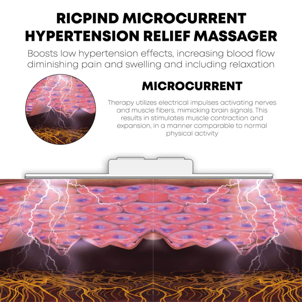 Ricpind Microcurent Hypertension Relief Massager