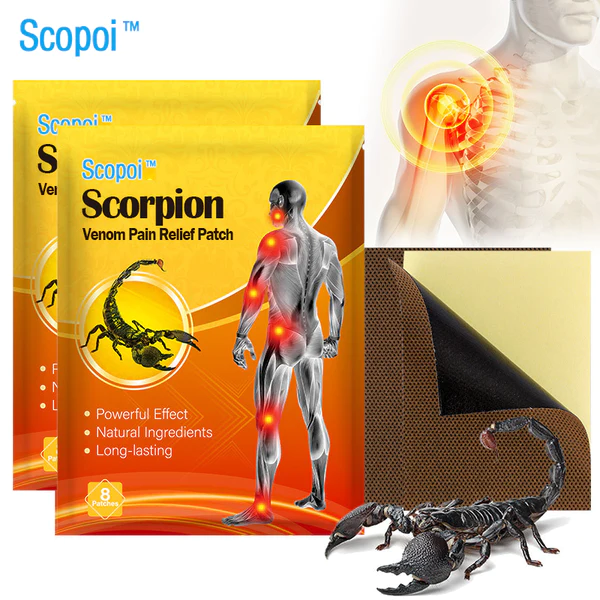 SCOPOI™ Patch рафъи дард Scorpion Venom