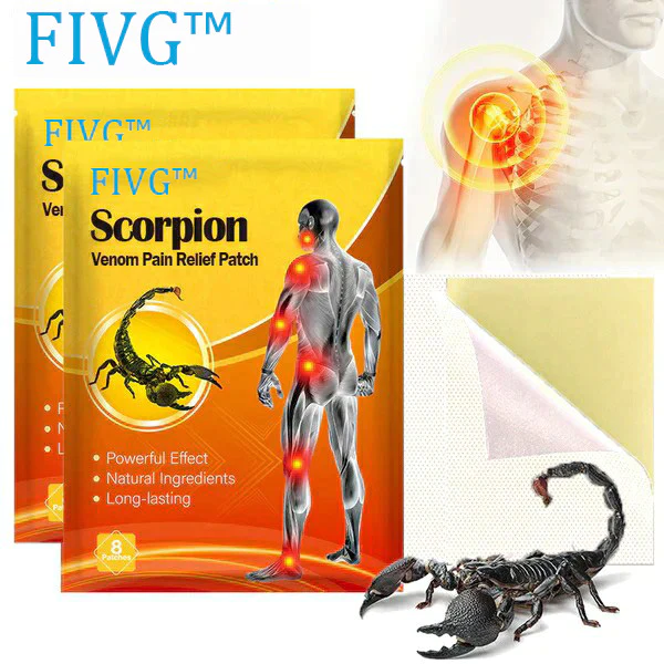 Skorpiongift-Patch zur Schmerzlinderung