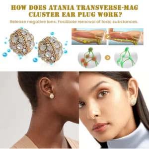 Sfrcord® Hematite Magnetic Therapy Detox Earrings