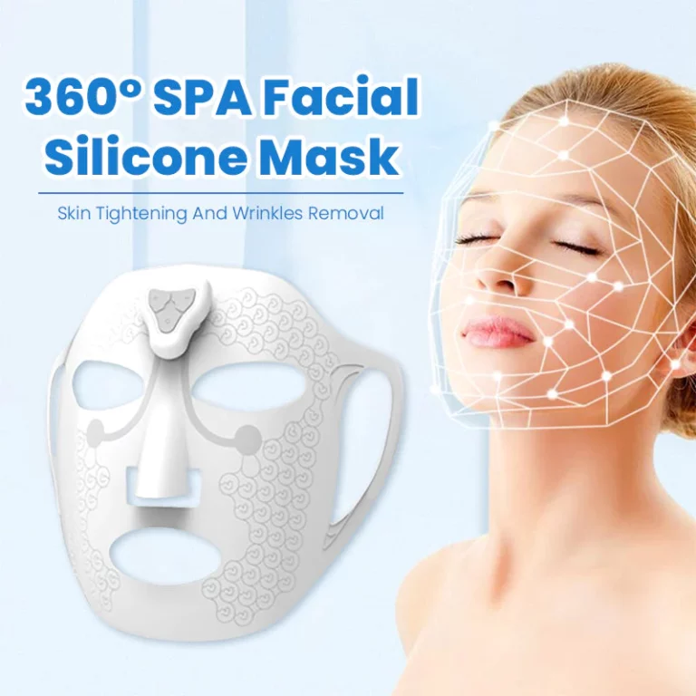 Siluce™ myk silikon mikrostrøm ansiktsmaskeenhet for fastere tonet hud