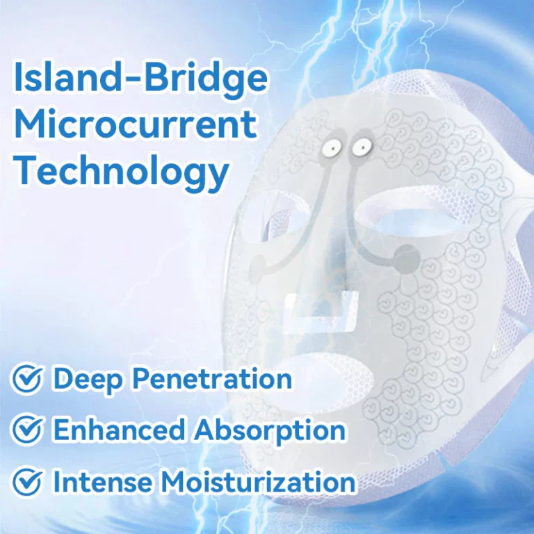 탄력있는 피부를 위한 Siluce™ Soft Silicone Microcurrent 페이셜 마스크 장치