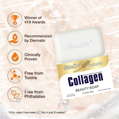 Treisíonn Collagen Nádúrtha SkinDr® Ghallúnach Áilleachta Daingnithe & Ardaithe