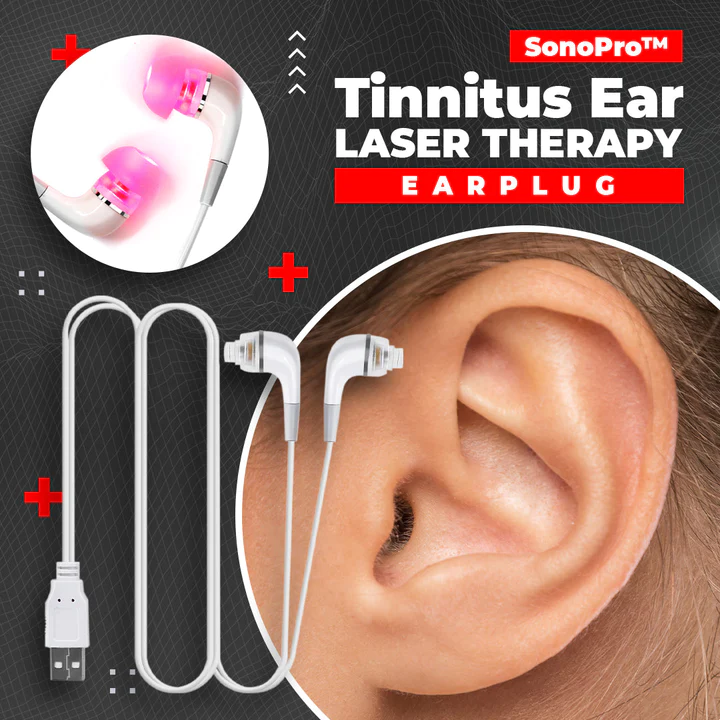 SonoPro™ ausų spengimo lazeriu terapinis ausų kištukas