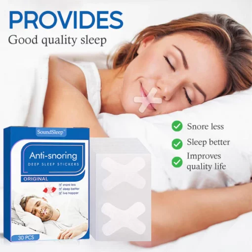 SoundSleep™ Anti Snoring Stickers