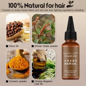 Suupillid ™ Hergroei Afrikaanske Chebe Hair Care Essentials Set