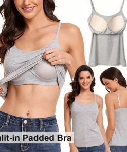 Tank Top with Built in Bra Camisole