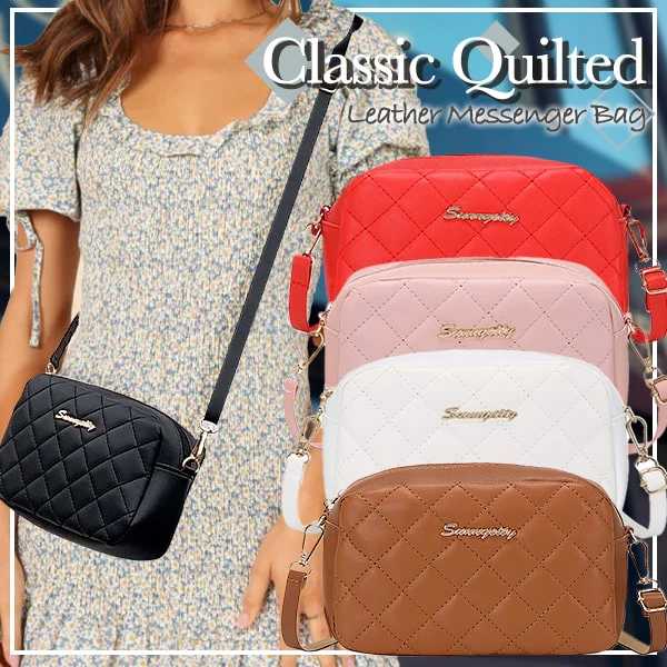 Ġilda Trendy Quilted Messenger Bag