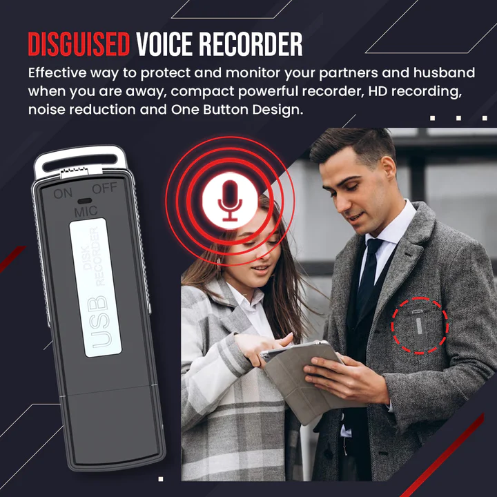Regjistrues zëri i maskuar me USB WhisperWatcher™
