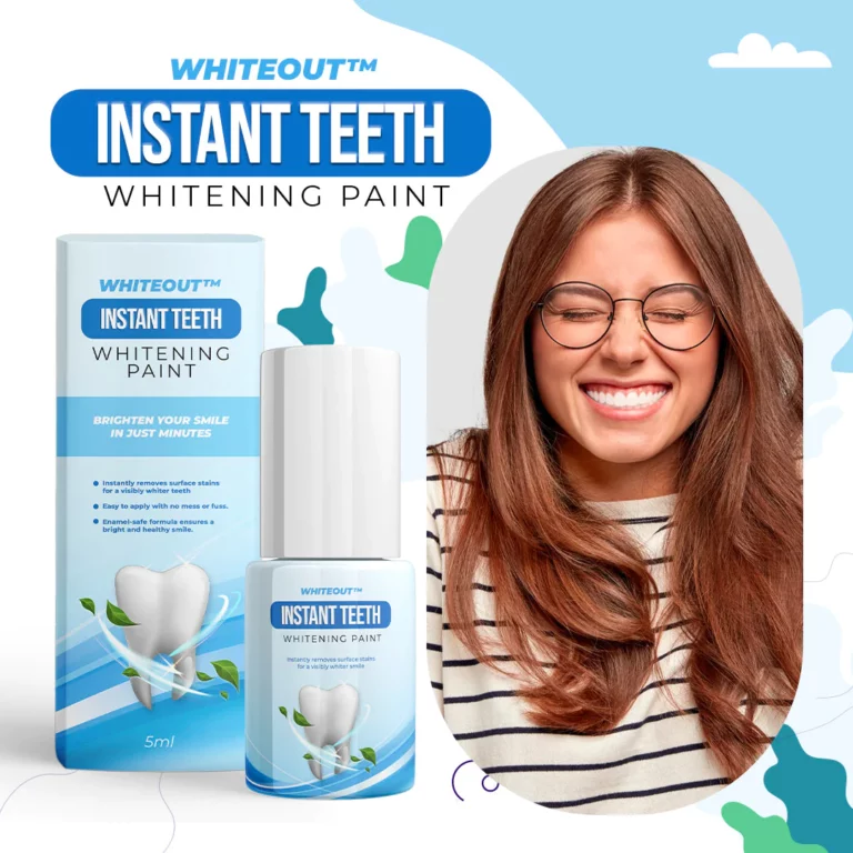 WhiteOut™ კბილების მყისიერი მათეთრებელი საღებავი