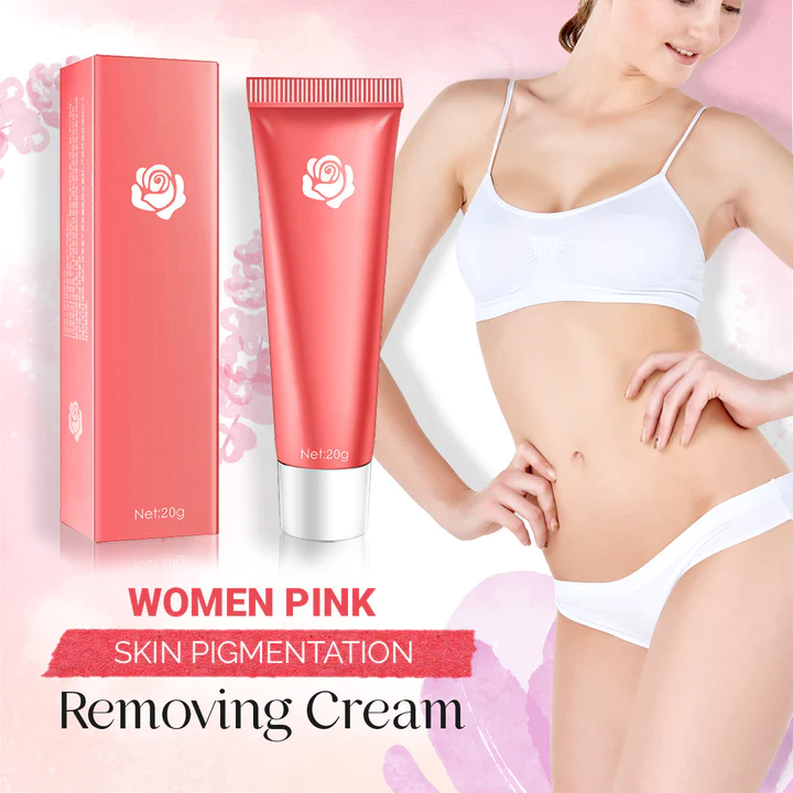 Creme zur Entfernung rosafarbener Hautpigmentierung bei Frauen