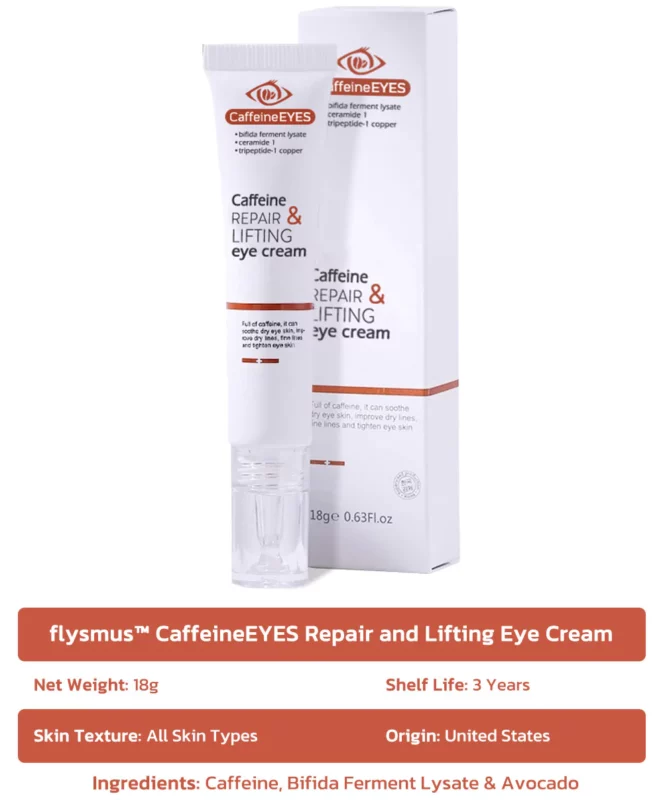 flysmus™ CaffeineEYES Reparaasje en Lifting Eye Cream