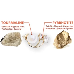 flysmus™ Lymphvity MagneTherapy Pyrrhotite Ohrringe