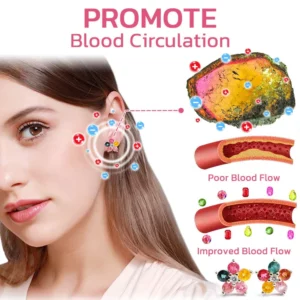 Alternative view of CC™ IONs Rejuvenating Tourmaline Infrared Lymphvity Earrings