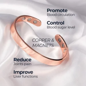Alternative view of HEALTHTECH Cholesterol Blood Sugar Magnetic Therapy Bracelet