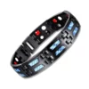 Menheal Ultra Carbon Blue Titanium Bracelet