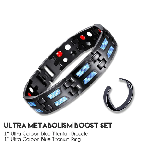 Menheal Ultra Carbon Blue Titanium Bracelet - Image 2