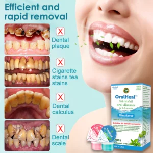 Alternative view of OralHeal Jelly Cup Mouthwash Restoring teeth and mouth to health