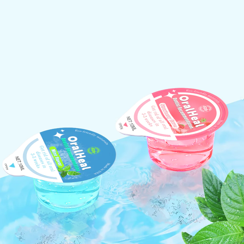 OralHeal Jelly Cup Mouthwash Restoring teeth and mouth to health - Image 9