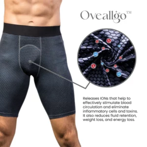 Alternative view of Oveallgo™ IONIC Energy Field Therapy Compression Shorts