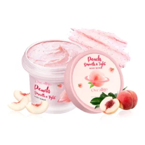Oveallgo Peach PURI Exfoliating Smooth Body Scrub