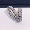 Oveallgo Magnetology Moissanite Diamond Ring