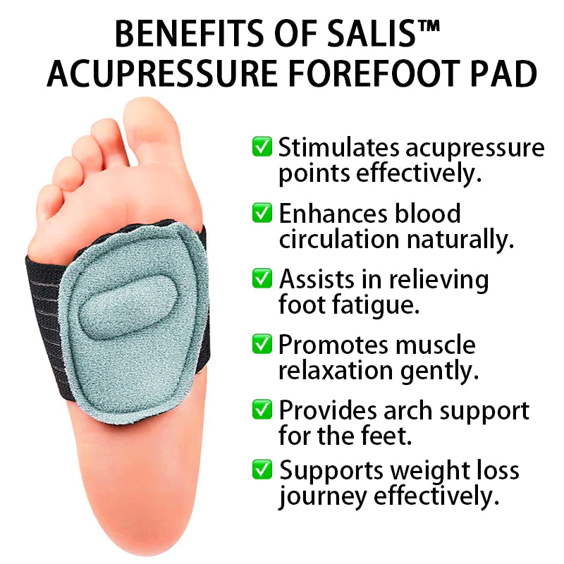 Salis Bubbling Spring Acupoint Magnetic Therapy Massage Weight Loss Forefoot Pad - Image 4