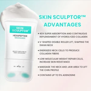 Skin Sculptor Neck Wrinkle Roller Cream