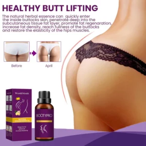 Alternative view of BootyPro Hip Lifting Massage Oil