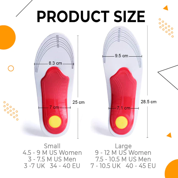 Anti-Swelling High Arch Support Insoles - Image 6