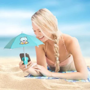 Alternative view of Bluesky™ Mini mobile phone umbrella