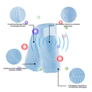 CC™ Ice slik Tourmaline Shaping &Detoxification Knee Sleeve