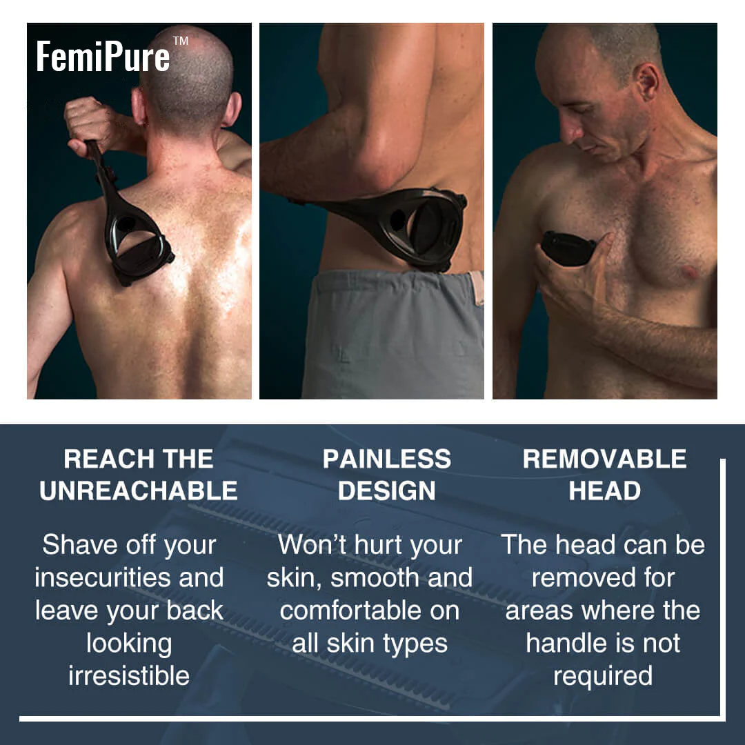 FemiPure™ Back epilator painless shaver shaver - Image 3
