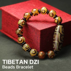 Alternative view of ZenBless Dzi Beads Bracelet