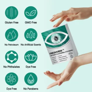 Alternative view of FreshView Natural Plus Herbal Eye Drops with Nano Ultrasonic Spray Eye Moisturizer