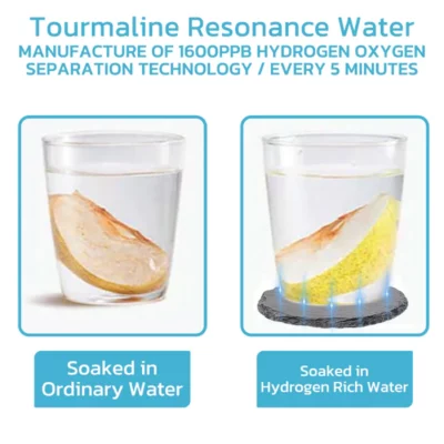 IONWater Entgiftender Turmalin Energie Edelstein Untersetzer
