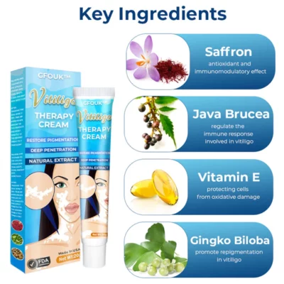 GFOUK Vitiligo-Therapie-Creme