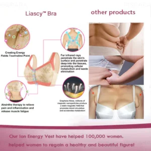Alternative view of Liascy Detoxonic LymphVibra Bra