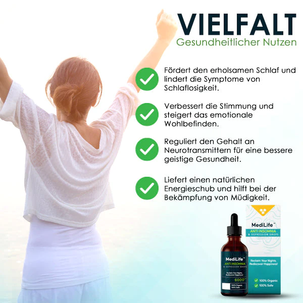 Anti Schlaflosigkeit & Depression Tropfen