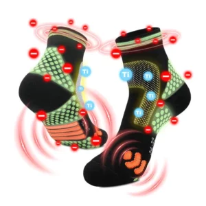 Alternative view of Oveallgo™ Far Infrared Grail Titanium Ion Booster Socks