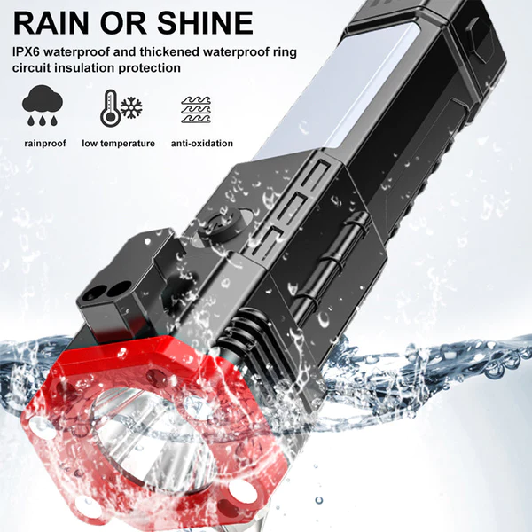 Portable Rechargeable High Quality LED Flashlight