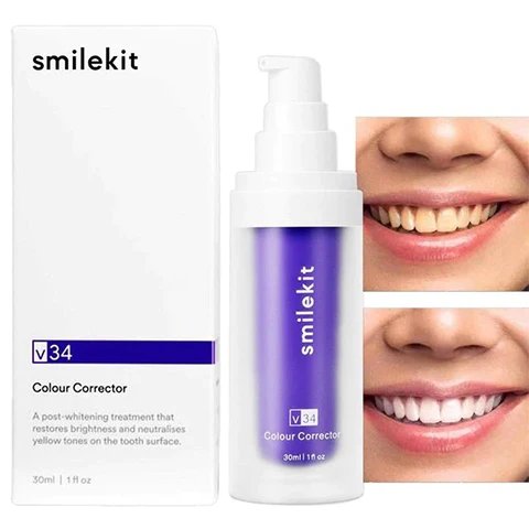 SMILEKITTM New V34 Series Toothpaste Purple Color Corrector - Image 3
