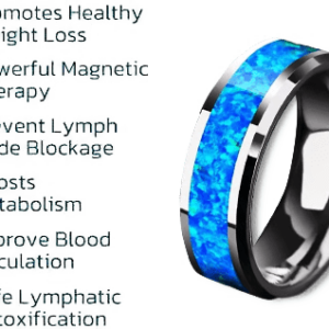 Alternative view of Thcok™ Blue Carbon Energy Ring